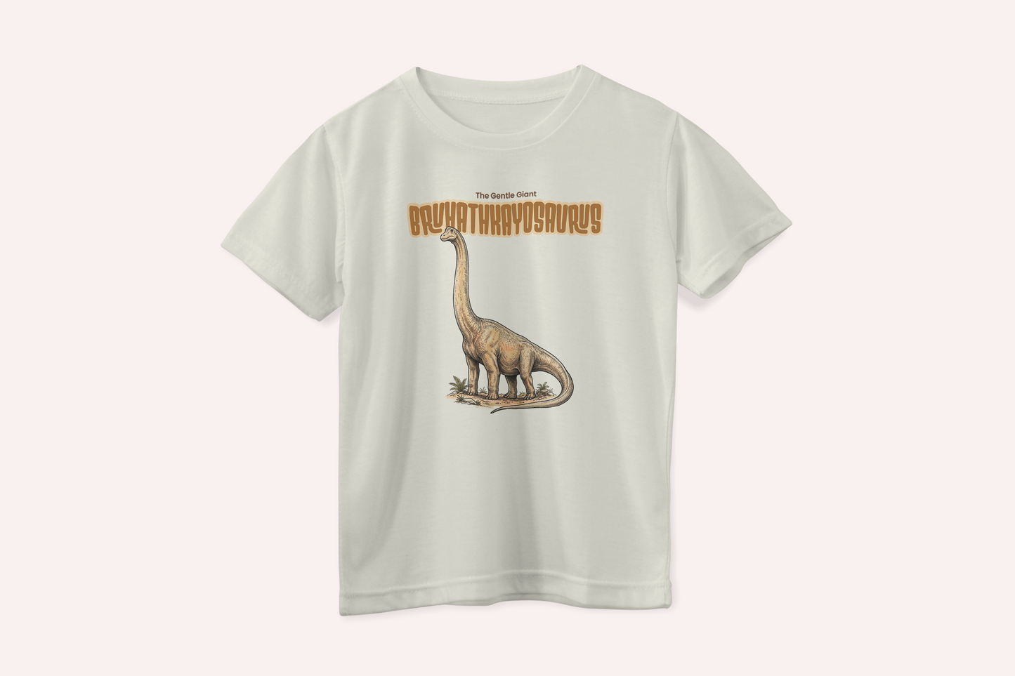 Bruhathkayosaurus – The Gentle Giant Kids Tshirt