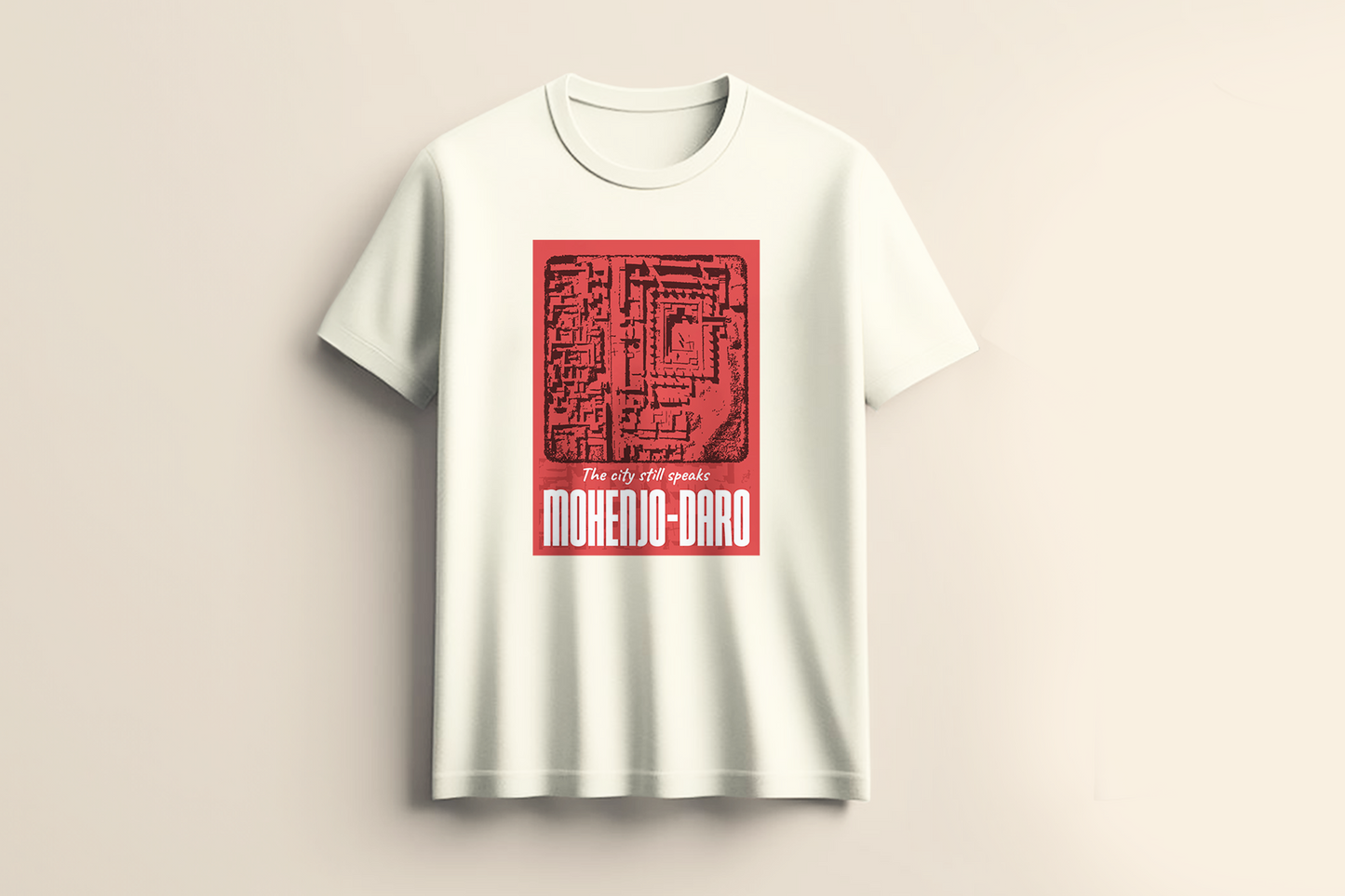 MOHENJO-DARO T-shirt - A civilization mapped in clay.