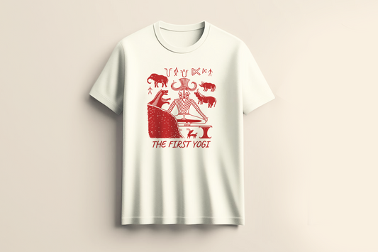 THE FIRST YOGI T-shirt - Even before language, there were symbols