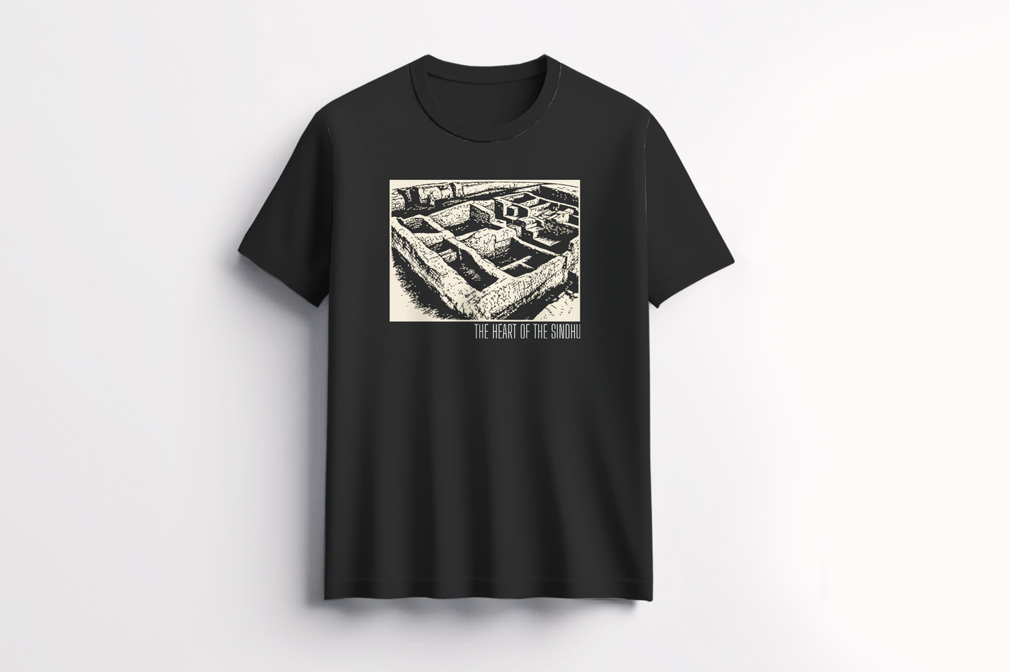 THE HEART OF THE SINDHU SARASWATI T-shirt – The grid that built a civilisation