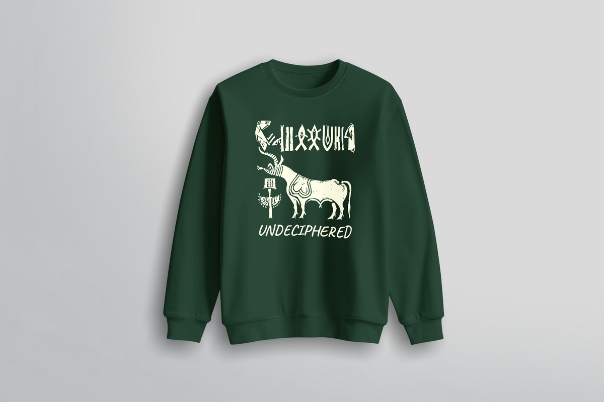 UNDECIPHERED - 4,000 years later, still unread. - Sweatshirt