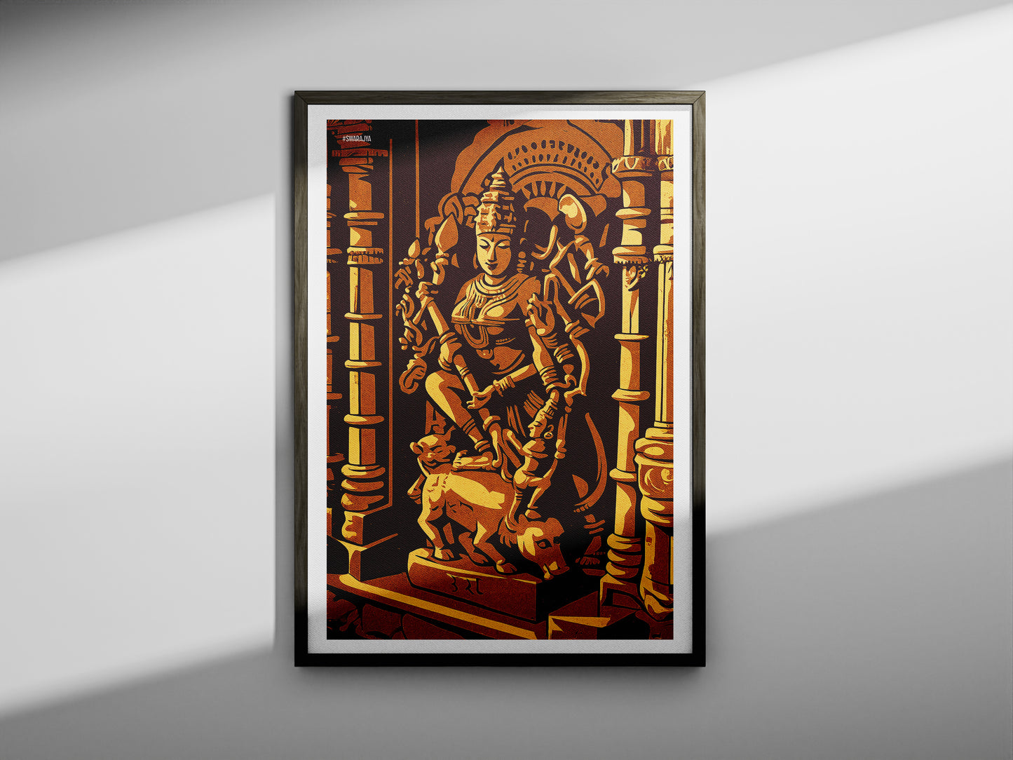 Mahishasura Mardini - (Unframed Poster)