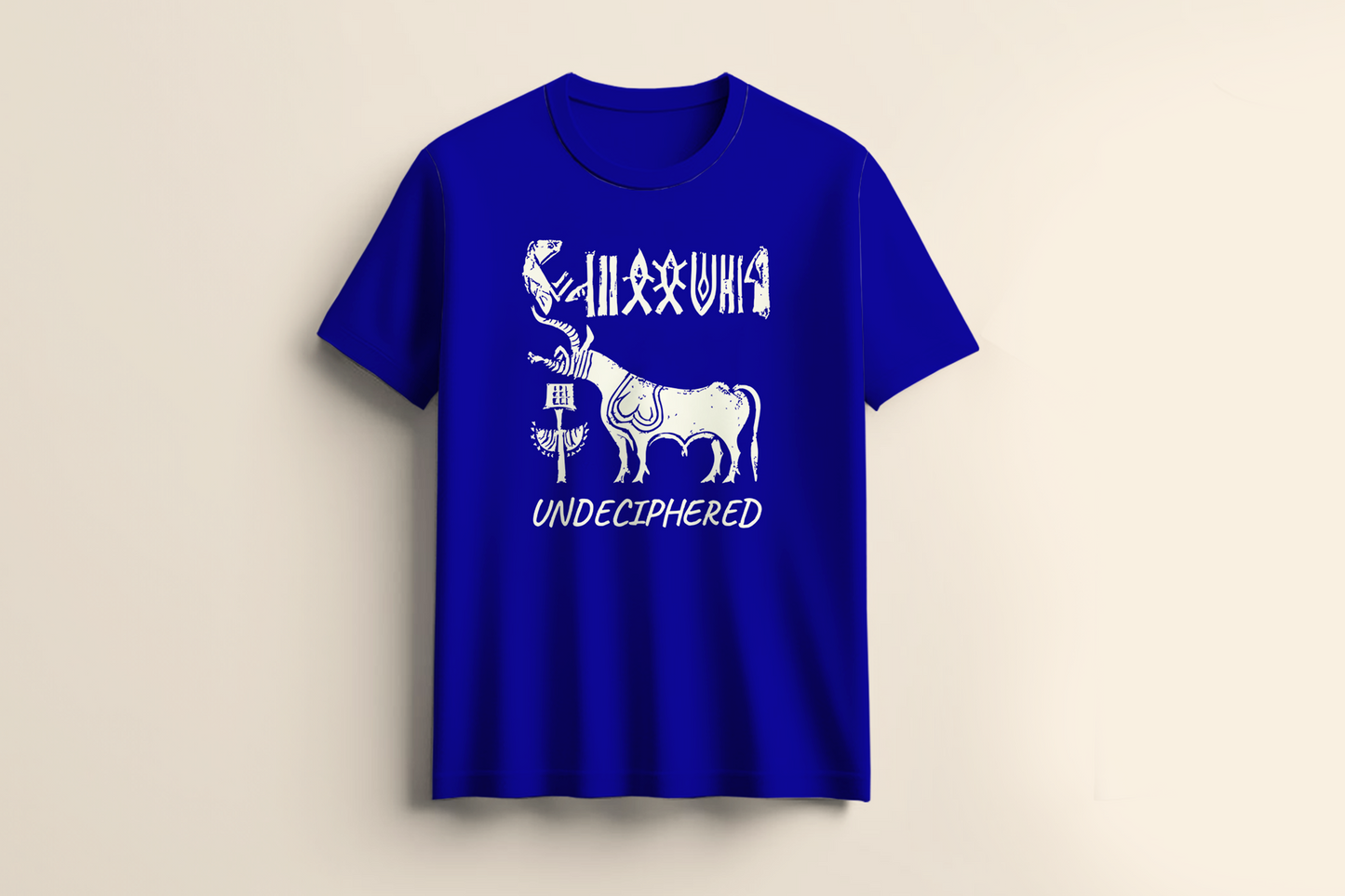 UNDECIPHERED T-shirt - 4,000 years later, still unread.
