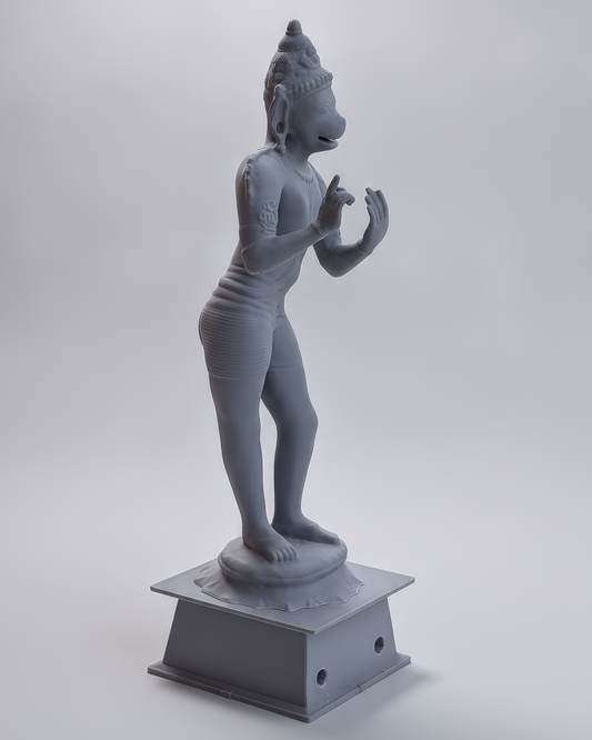 Hanuman Conversing: Chola Bronze Replica (3D-Printed)
