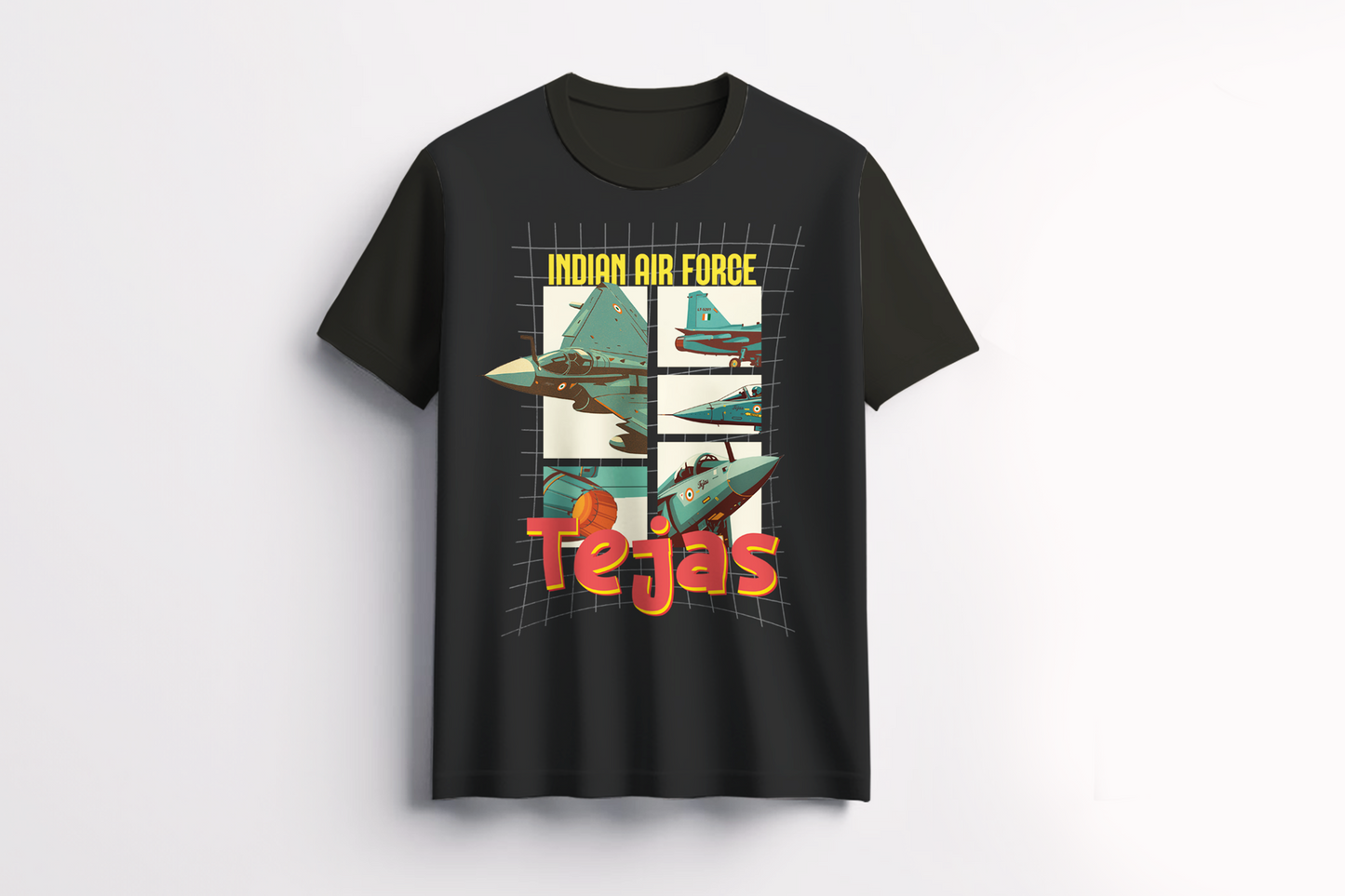 Wings of Glory – Indian Air Force’s Tejas Fighter Jet T-shirt