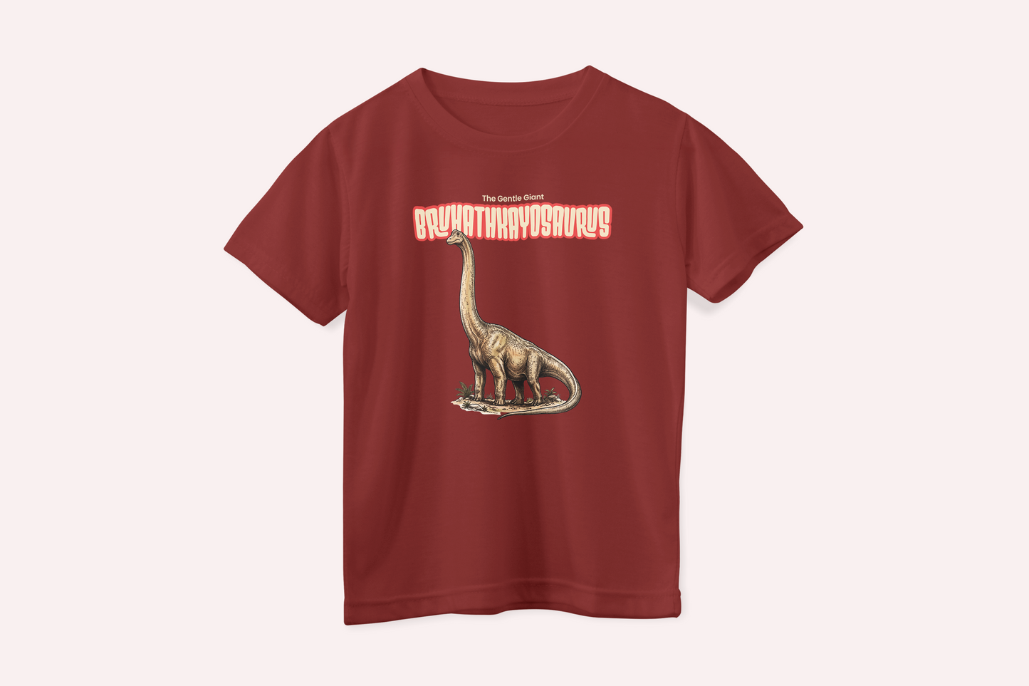 Bruhathkayosaurus – The Gentle Giant Kids Tshirt