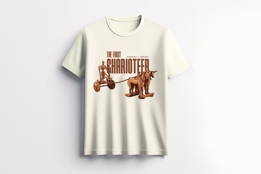 THE FIRST CHARIOTEER T-shirt – The oldest ride ever cast in bronze