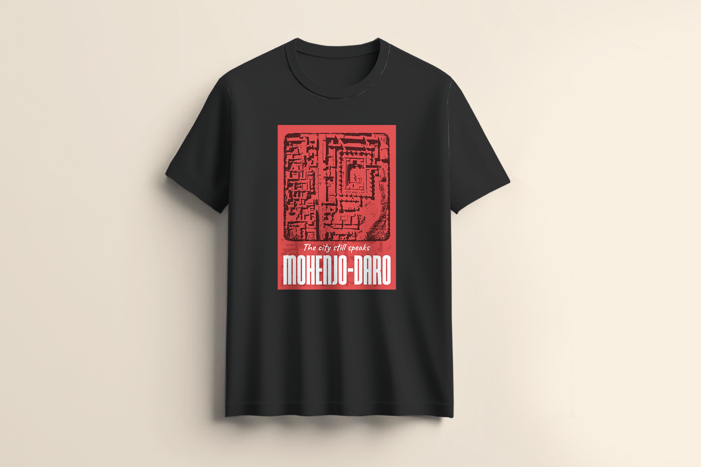 MOHENJO-DARO T-shirt - A civilization mapped in clay.