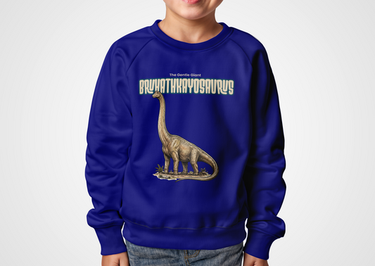 Bruhathkayosaurus – The Gentle Giant - Kids - Sweatshirt