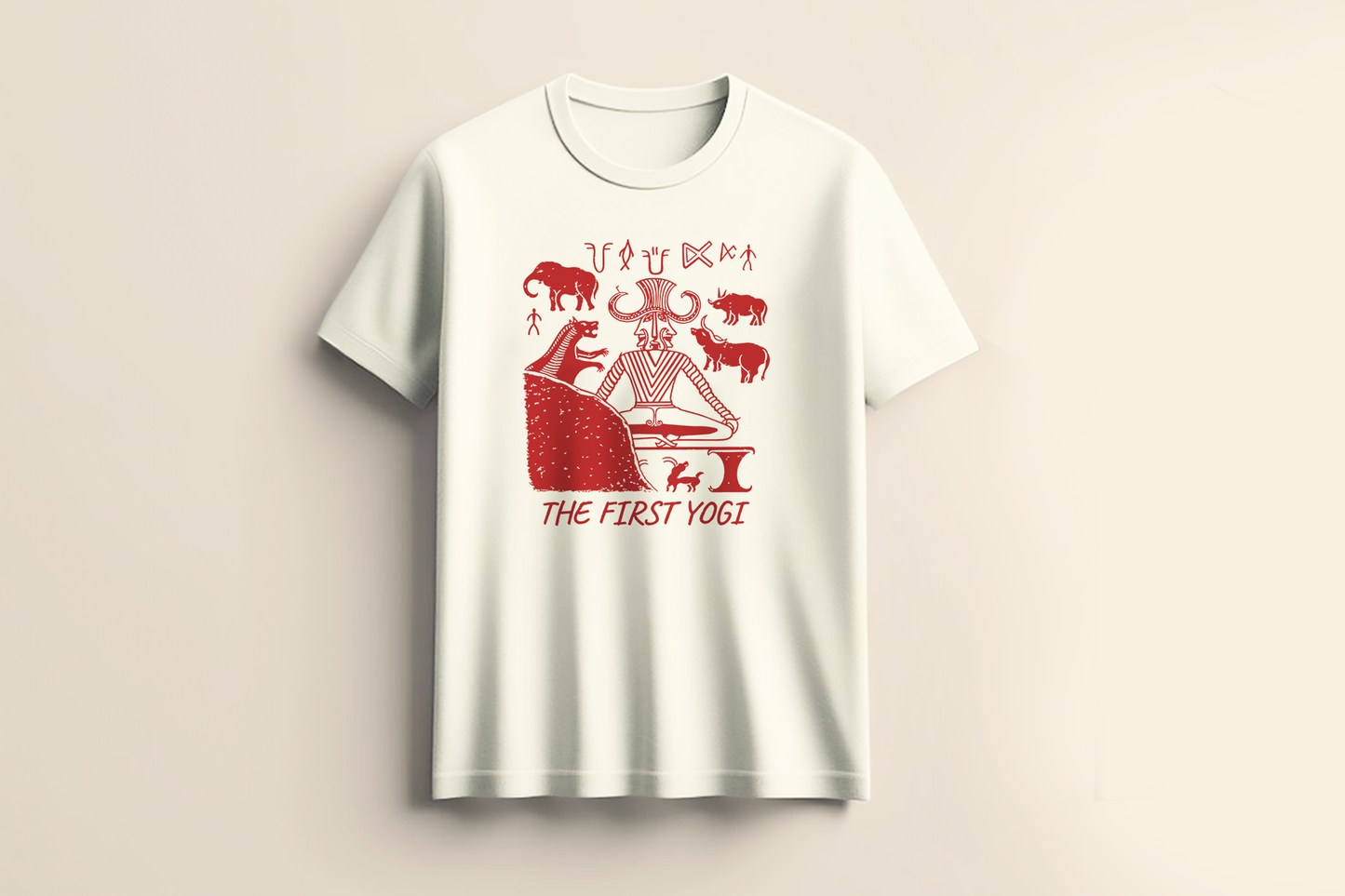 THE FIRST YOGI T-shirt  - Even before language, there were symbols