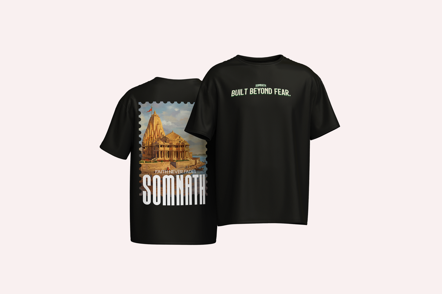 Somnath - Faith Built Beyond Fear Oversized T-shirt