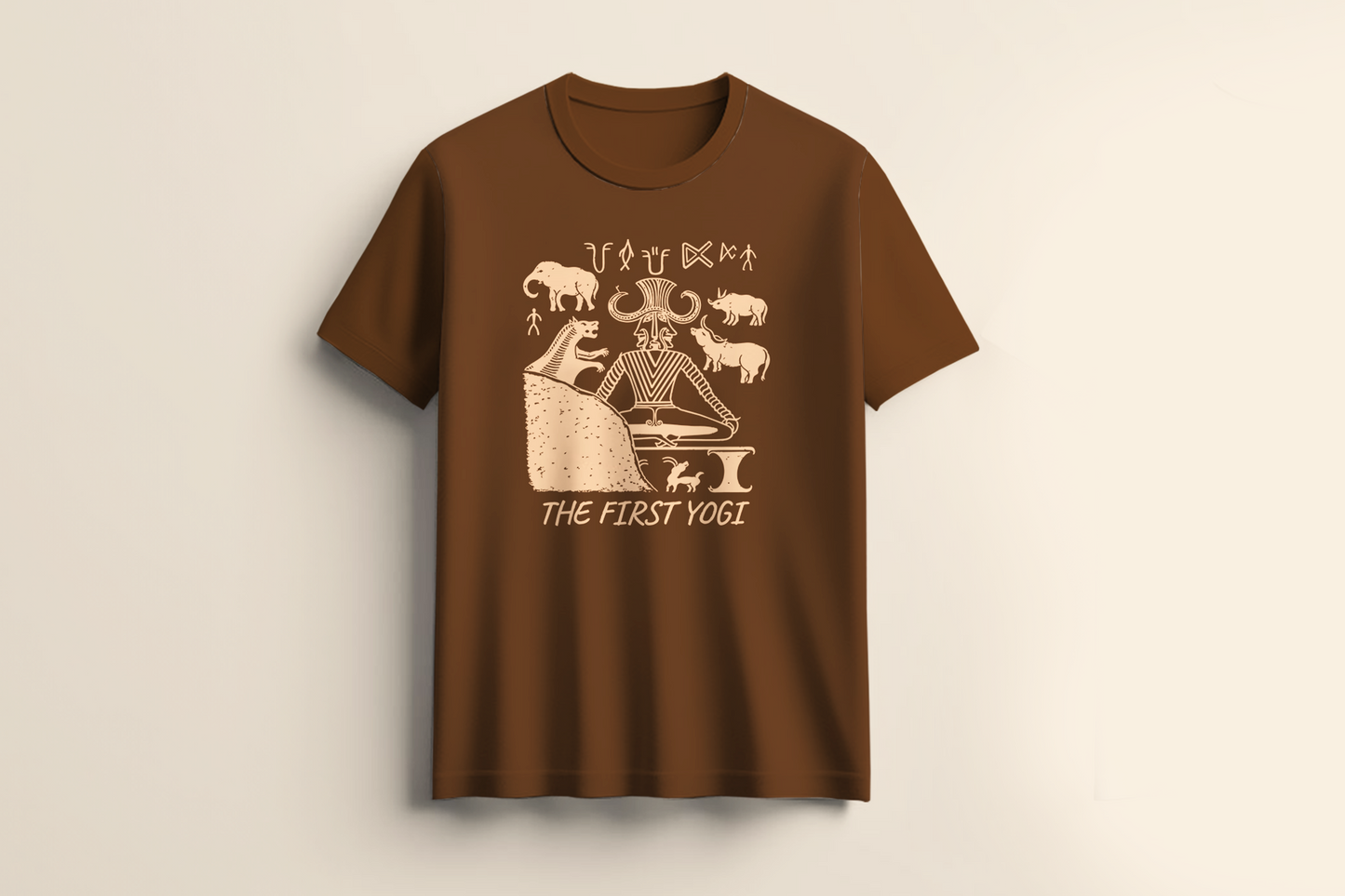THE FIRST YOGI T-shirt  - Even before language, there were symbols