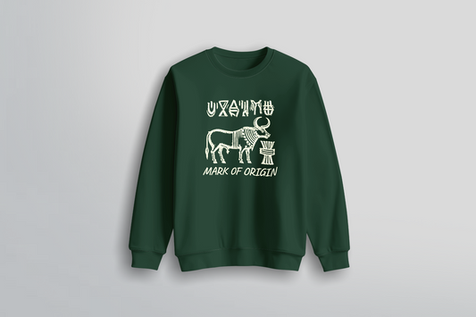 MARK OF ORIGIN – The bull, the script, the seal - Sweatshirt