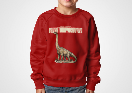 Bruhathkayosaurus – The Gentle Giant - Kids - Sweatshirt