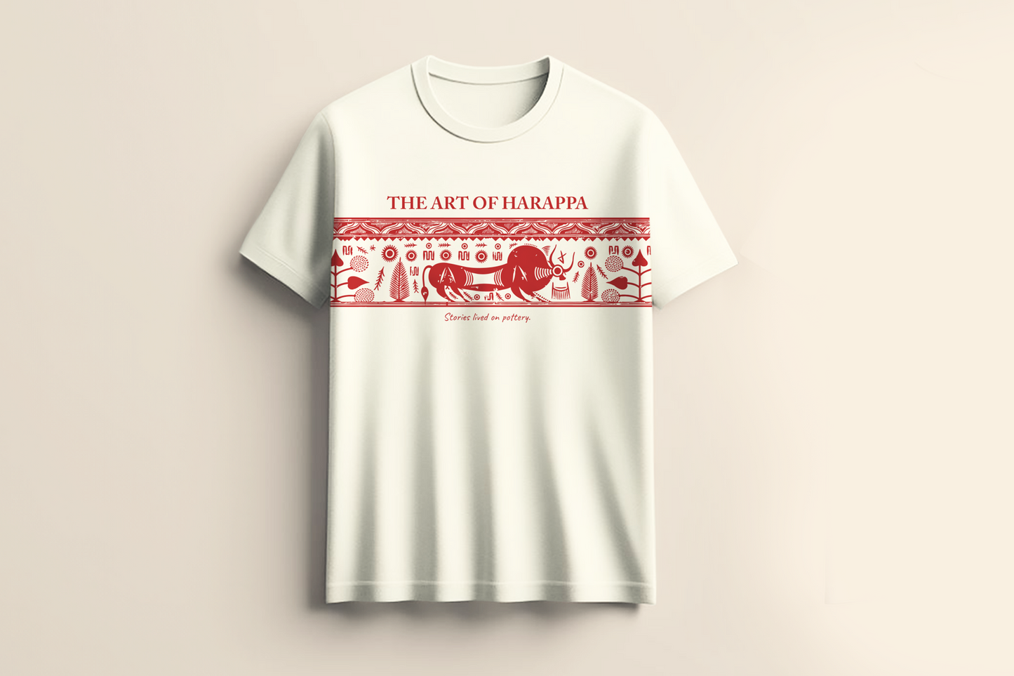 THE ART OF HARAPPA T-shirt - Crafted four thousand years ago.