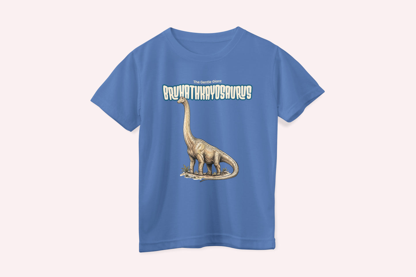 Bruhathkayosaurus – The Gentle Giant Kids Tshirt