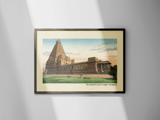 The Brihadeeswara Temple, Thanjavur - (Unframed Poster)