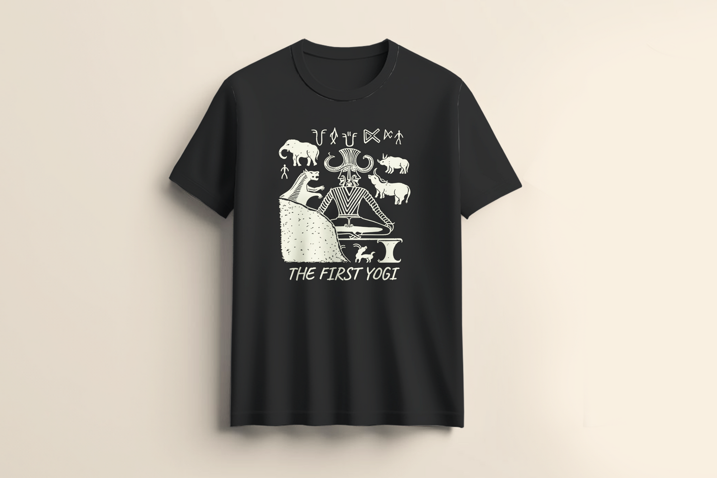 THE FIRST YOGI T-shirt  - Even before language, there were symbols