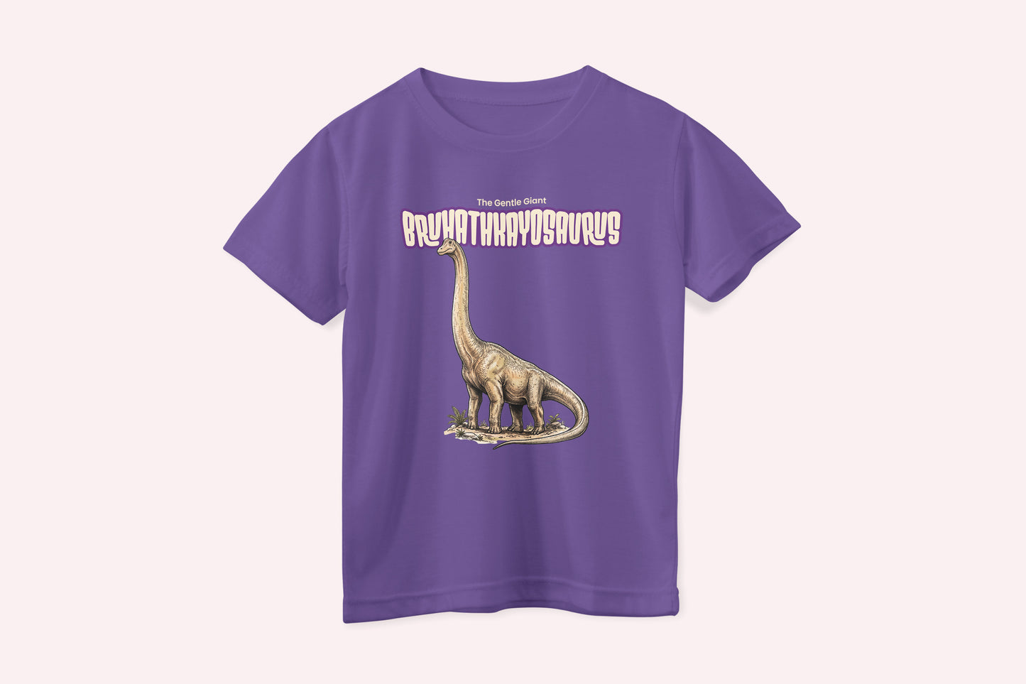 Bruhathkayosaurus – The Gentle Giant Kids Tshirt