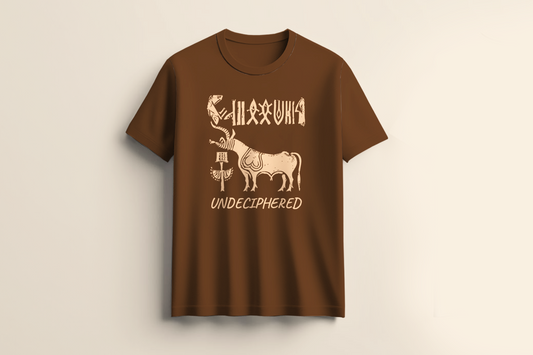 UNDECIPHERED T-shirt - 4,000 years later, still unread.