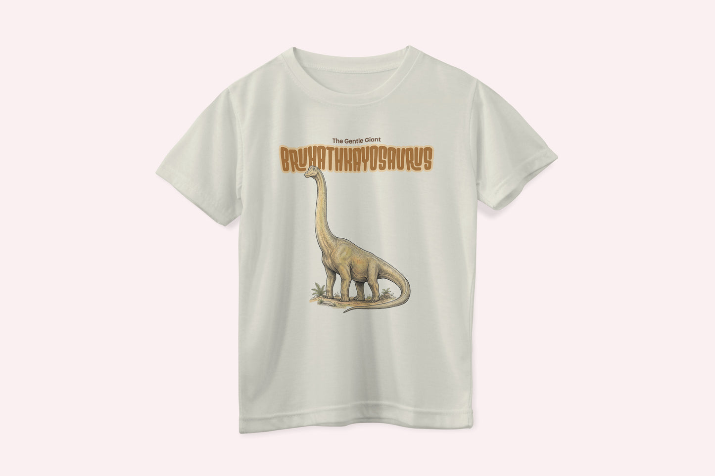Bruhathkayosaurus – The Gentle Giant Kids Tshirt
