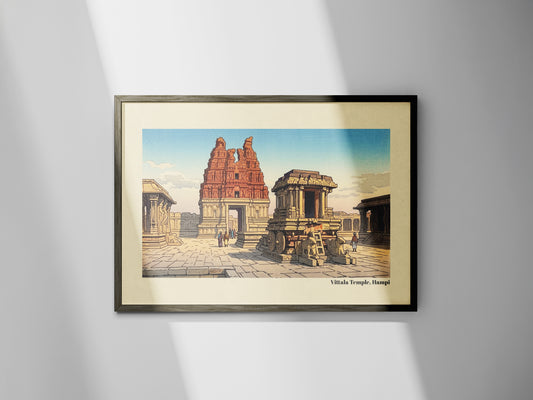 Vittala Temple, Hampi - (Unframed Poster)