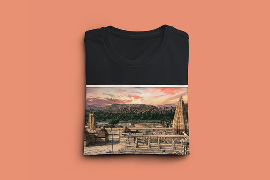 The Sacred Axis - Virupaksha Temple Temple T-shirt