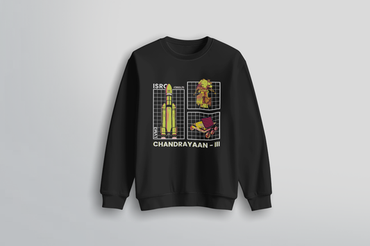 Chandrayaan III - LVM, Lander, Rover - Sweatshirt