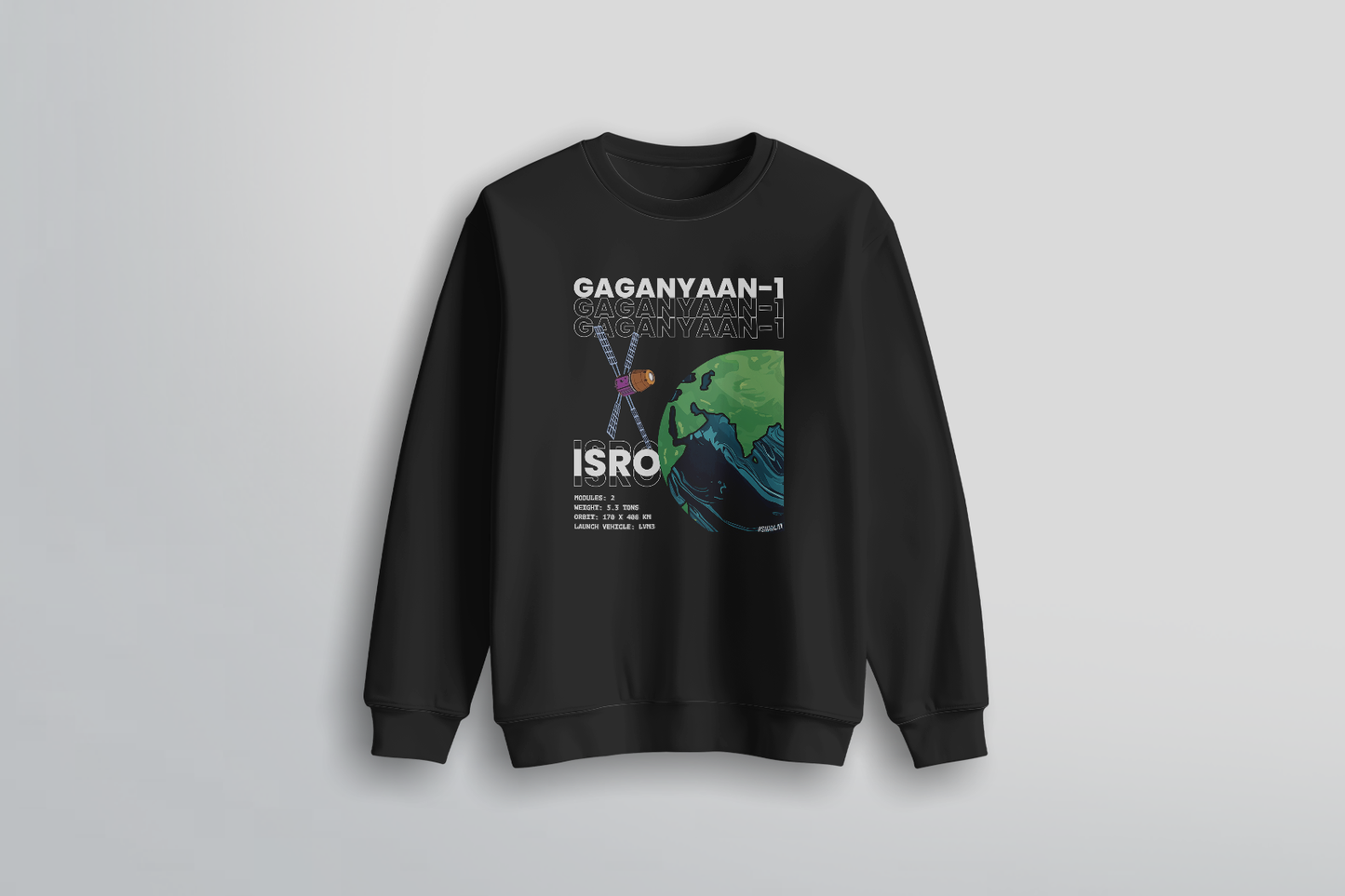 Gaganyan 1 - Uncrewed Spaceflight - Sweatshirt