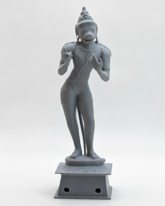 Hanuman Conversing: Chola Bronze Replica (3D-Printed)