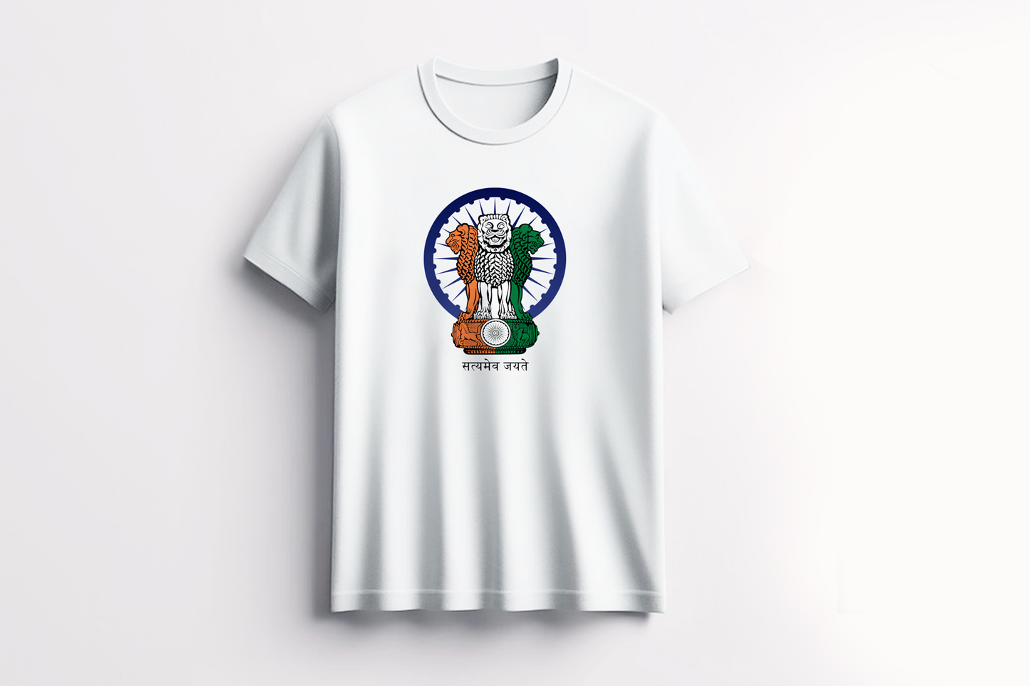 Lion Capital T-shirt - It's not going to be easy to get rid of the Ashokan lions